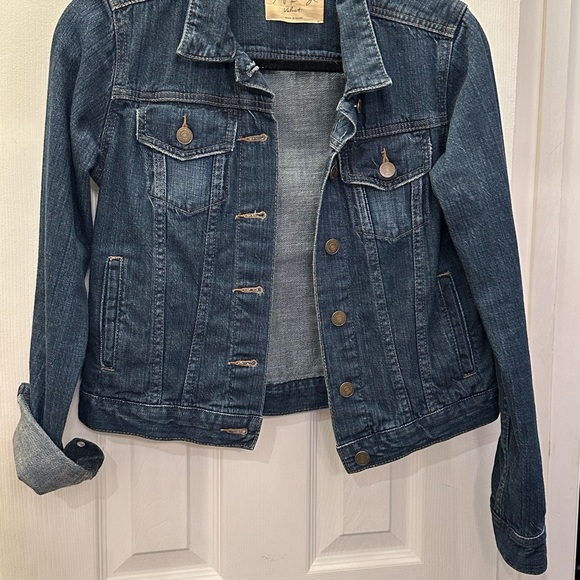 Lily Aldridge for VELVET jean jacket. P. EUC - Picture 2 of 7